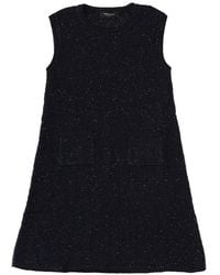 Fabiana Filippi - Bouclé Shift Mini Dress - Lyst