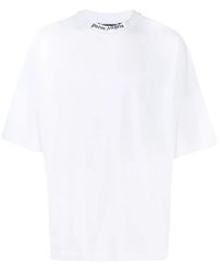 Palm Angels - Oversized Logo T-shirt White - Lyst