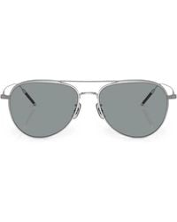 Oliver Peoples - Tk-3 Pilot-Frame Sunglasses - Lyst