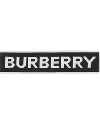 Burberry Logo Intarsia Headband - Black