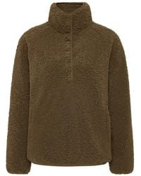 The Upside - Harlow High-Neck Fleece Top - Lyst