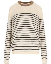 Prada - Neutrals Sweaters & Knitwear - Lyst