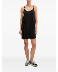 EA7 - Vestido corto con detalle del logo - Lyst