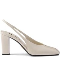 Prada - Pumps Con Cinturino Posteriore 85Mm - Lyst