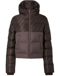 Fendi - Monogram Hooded Jacket - Lyst