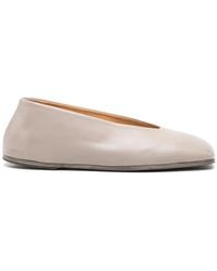 Marsèll - Coltellaccio Leather Ballerina Shoes - Lyst