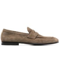SCAROSSO - Gregory Suede Loafers - Lyst