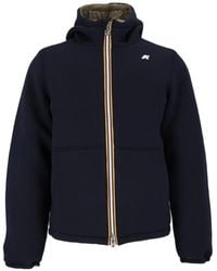 K-Way - Jack Spacer Reversible Hooded Jacket - Lyst