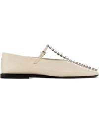 Jil Sander - Ballerines À Ornements En Cristal - Lyst