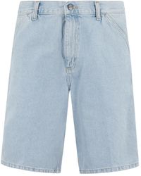 Carhartt - Jeans-Shorts mit Cargo-Taschen - Lyst