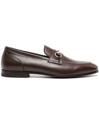 SCAROSSO - Horsebit-detail Leather Loafers - Lyst