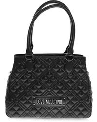 Love Moschino - Logo-Patch Tote Bag - Lyst