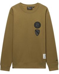 Alpha Industries - Patch-Pocket Crew-Neck Sweatshirt - Lyst