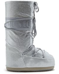 Moon Boot - Icon Glitter Snow Boots - Lyst