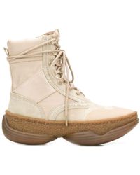 Alexander Wang Wildleder A1 Combat-Stiefel - Natur