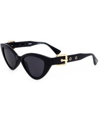 Moschino - Lunettes De Soleil À Boucle - Lyst