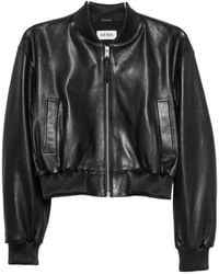 Arma - Hannan Leather Bomber Jacket - Lyst
