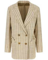 Blazé Milano - Serene Everyday Double-Breasted Blazer - Lyst