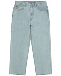 Aape By A Bathing Ape - Logo Embroidered Trousers - Lyst