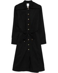 Patou - Belted Midi Dress - Lyst