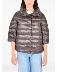 Herno - Aminta Funnel-Neck Jacket - Lyst