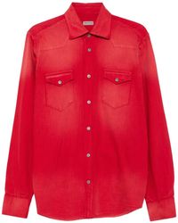Sartorio Napoli - Chemise En Jean À Poches Poitrine - Lyst
