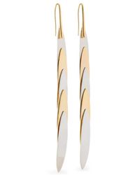 Jennifer Fisher - Long Feather Drop Earrings - Lyst