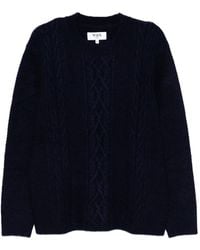 Wax London - Pull En Maille Torsadée - Lyst