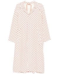 N°21 - Polka-Dot Notch-Lapel Coat - Lyst