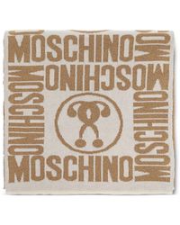 Moschino - Sciarpa Teddy Bear Con Stampa - Lyst