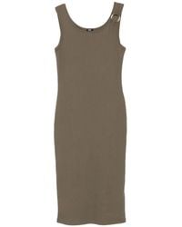 Liu Jo - Midi Dress With Bejewelled Detail - Lyst