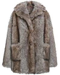 BB COUTURE - Brigitte Faux-Fur Coat - Lyst