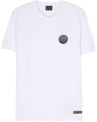 EA7 - T-shirt con applicazione - Lyst