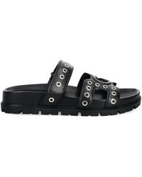 Guess - Eyelet-Detail Sandals - Lyst