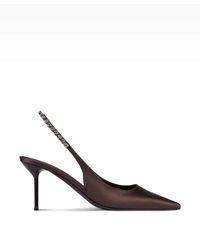 Paris Texas - Escarpins Lidia Ornés De Cristaux À Bride Arrière - Lyst