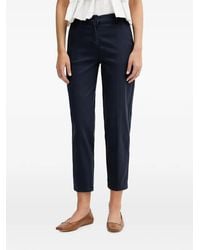 Benetton - Cropped Tailored Trousers - Lyst