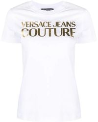 Versace Jeans Couture - T-Shirt With Logo - Lyst