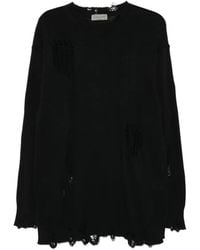 Yohji Yamamoto - Distressed-Effect Sweater - Lyst