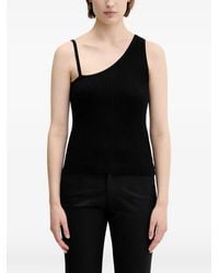 Samsøe & Samsøe - Sacheryl One-Shoulder Ribbed Top - Lyst