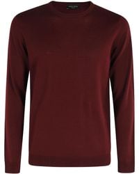Roberto Collina - Round-Neck Merino Wool Sweater - Lyst