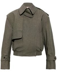 Christopher Esber - Cropped Trench Jacket - Lyst