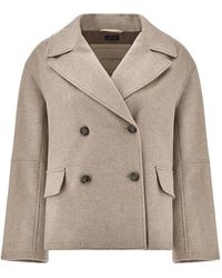 Paul & Shark - Double-Breasted Cashmere Peacoat - Lyst