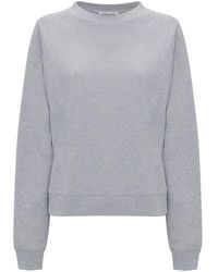 Victoria Beckham - Football Organic-cotton Sweatshirt - Lyst
