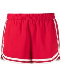 RED Valentino - Stripe-Trim Shorts - Lyst