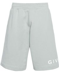 Givenchy - Logo-print Jersey Bermuda Shorts - Lyst