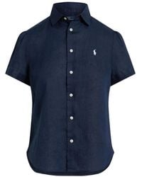 Polo Ralph Lauren - Logo-Embroidered Short-Sleeve Shirt - Lyst