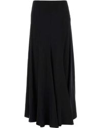 Chloé - Rock aus Satin - Lyst