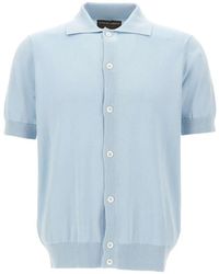 FILIPPO DE LAURENTIIS - Short-Sleeve Knit Shirt - Lyst
