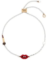 Marc Jacobs - Lip-Detail Slider-Fastening Bracelet - Lyst