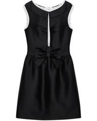ShuShu/Tong - Bow-Detail Ruffled Mini Dress - Lyst